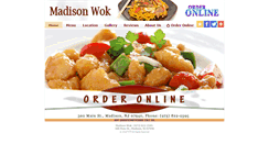 Desktop Screenshot of madisonwok.com